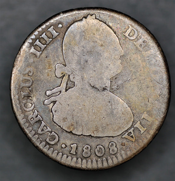 Bolivia. (Colonial Spanish) . Carlos IIII. 1 Real. 1808