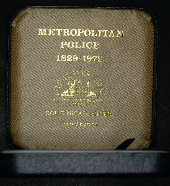Metropolitan police commemorative medal. 1829-1979