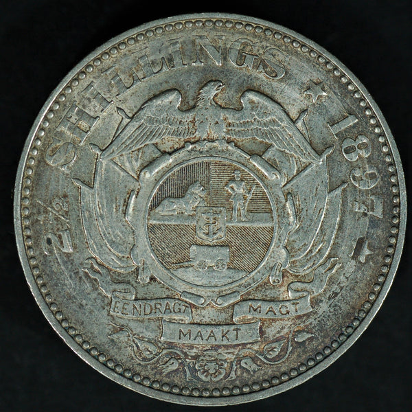South Africa. 2 1/2 Shillings. 1897