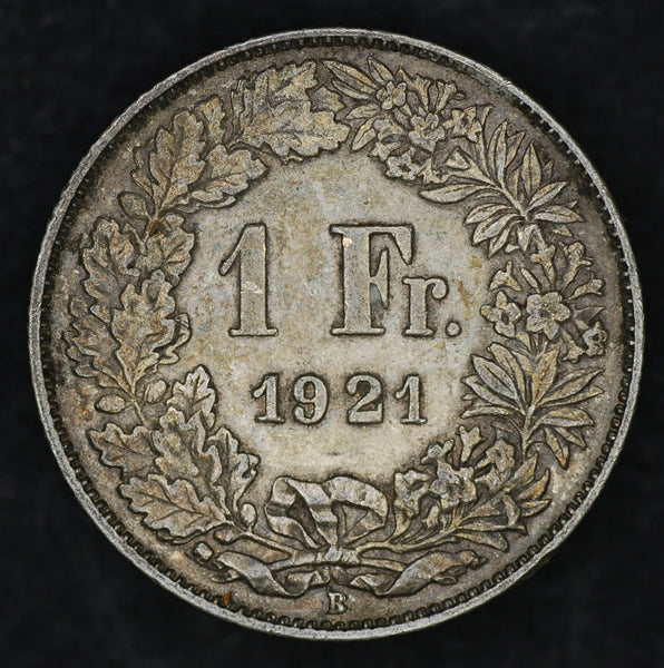Switzerland. 1 Franc. 1921