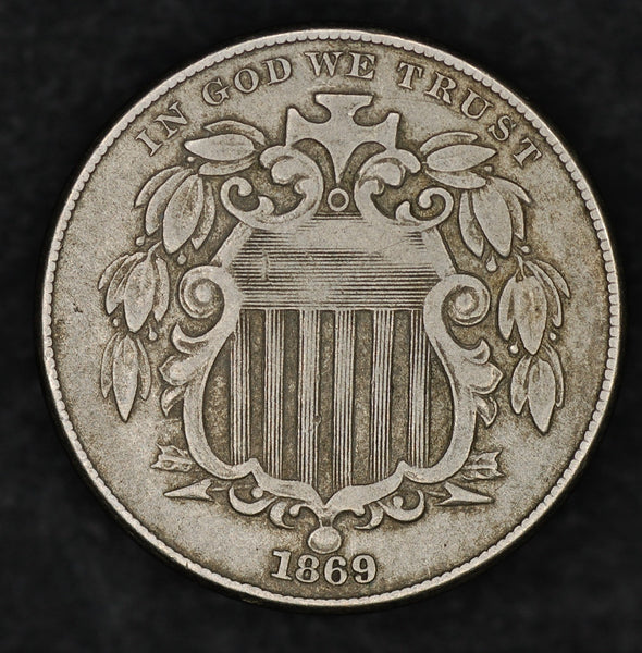 USA. 5 Cents. 1869