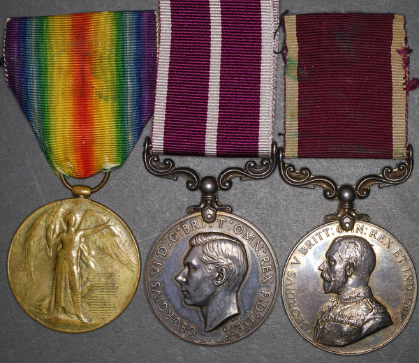 WW1 MSM/LS&GC group of 3. Atwell. R.A.