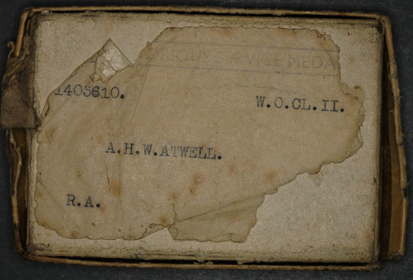 WW1 MSM/LS&GC group of 3. Atwell. R.A.