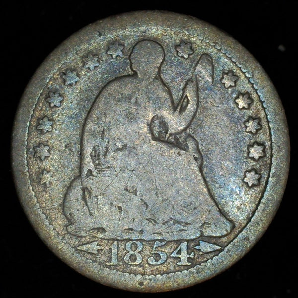 USA. Half dime. 1854O