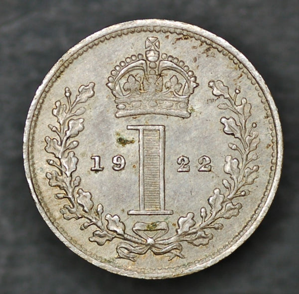 George V. Maundy penny. 1922