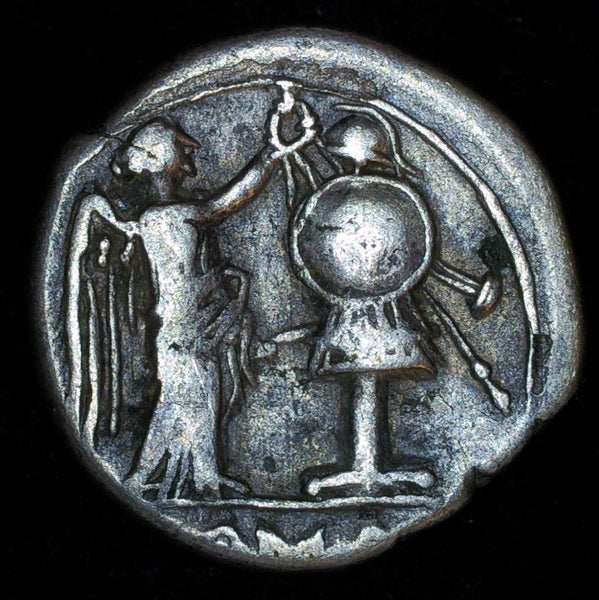 Roman Republic Anonymous AR Victoriatus, 211-208BC