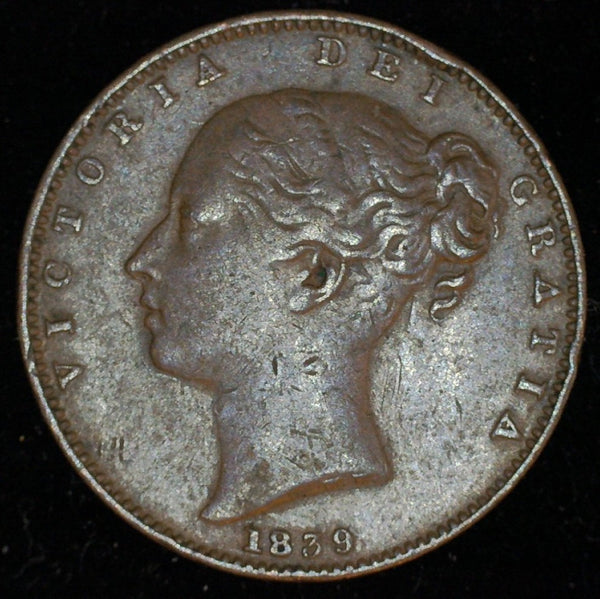 Victoria. Farthing. 1839