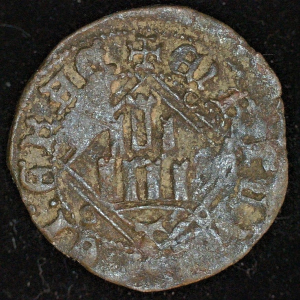 Spain. Medieval AE20mm coin. Enrique IV. 1454-1474