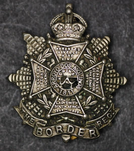Cap badge. WW1. The Border Regiment