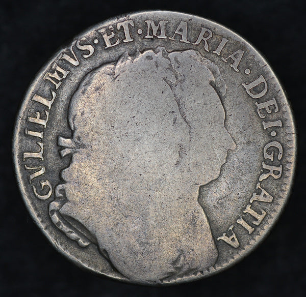 William & Mary. Shilling. 1692