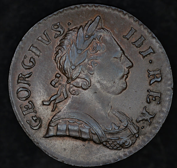 George III. Halfpenny. 1772