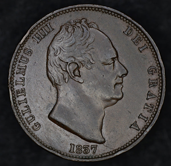 William IV. Halfpenny. 1837