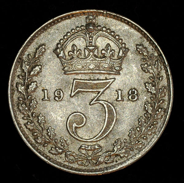George V. Threepence. 1918