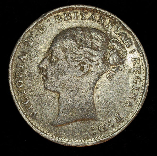 Victoria. Threepence. 1886