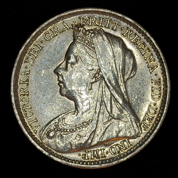 Victoria. Threepence. 1899. A selection