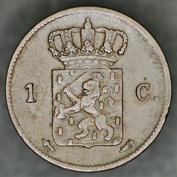 Netherlands. 1 cent. 1863