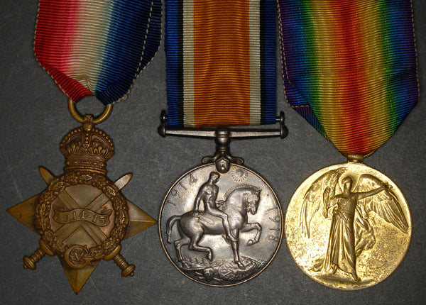 WW1. Trio. Brown. RN