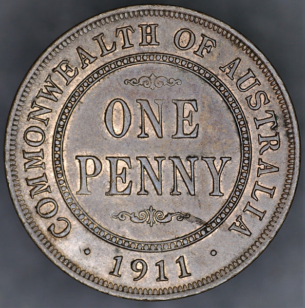 Australia. One penny. 1911