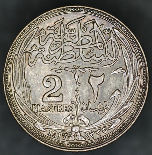 Egypt. 2 Piastres. 1917