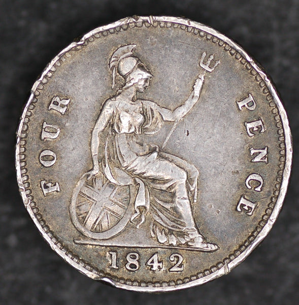 Victoria. Four pence. 1842