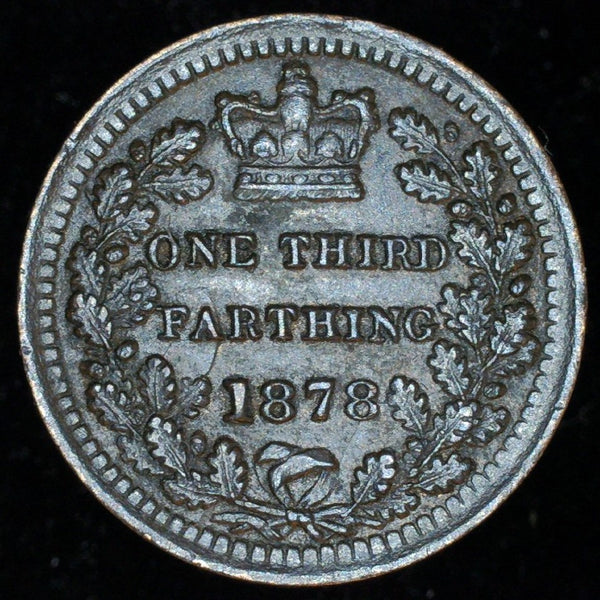 Victoria. Third farthing. 1878