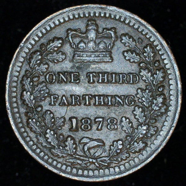 Victoria. Third farthing. 1878