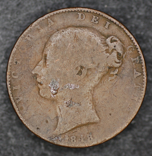 Victoria. Farthing. 1848