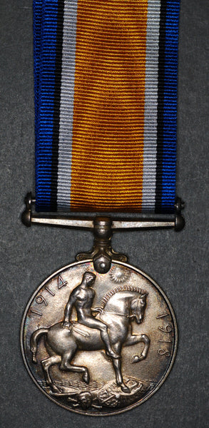 WW1. War medal. Nicholson. R.E.