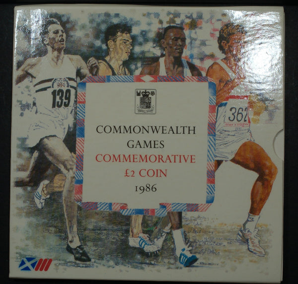 Royal Mint. Two Pounds. 1986. Commonwealth Games pack.