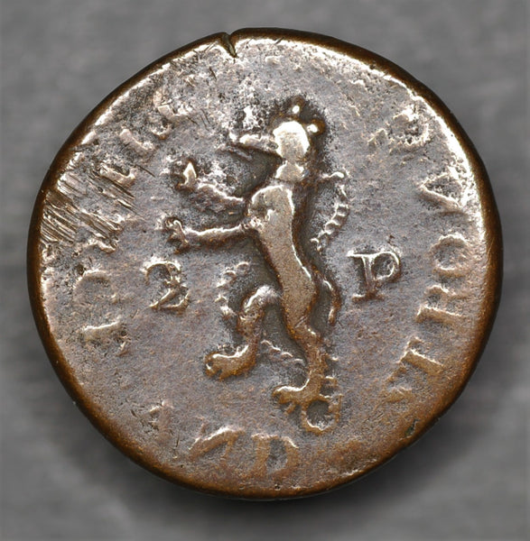 Ireland. Belfast. 2 pence token. 1736. Issued by Hugh Mc Garragh