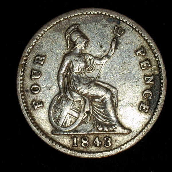 Victoria. Four pence. 1843
