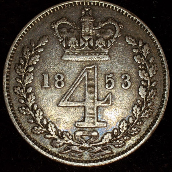 Victoria. Maundy fourpence. 1853