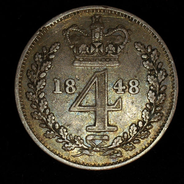 Victoria. Maundy fourpence. 1848