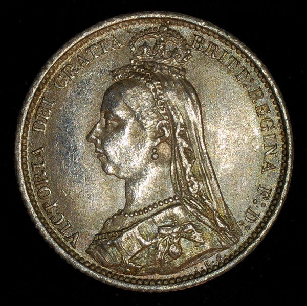 Victoria. Sixpence. 1887. Withdrawn type. A selection
