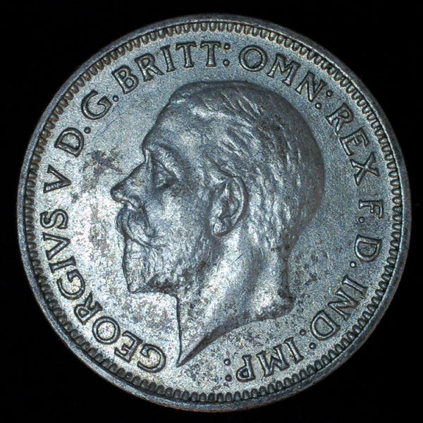 George V. Sixpence. 1936
