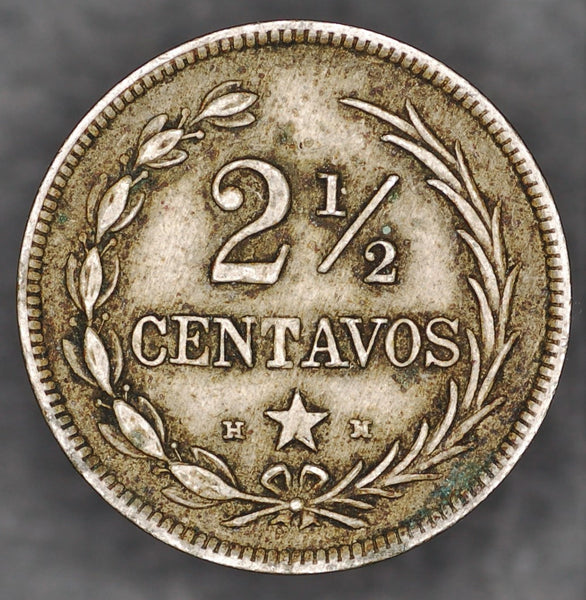 Dominican republic. 2 1/2 centavos. 1888