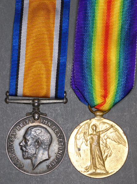 WW1. Medal pair. Poole. R.M.L.I.