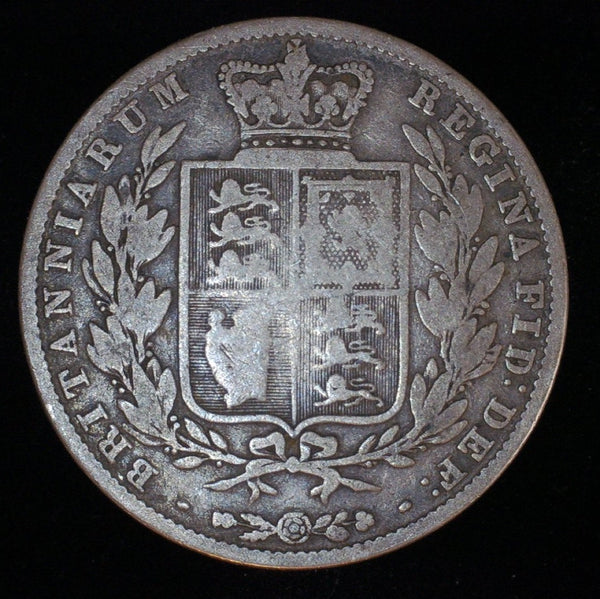 Victoria. Halfcrown. 1845