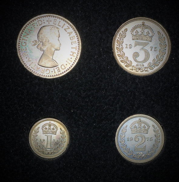 Elizabeth II. Maundy set. 1975