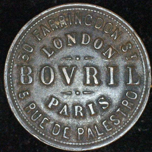 Bovril. Advertising token. London/Paris. 19th c.