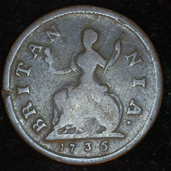 George II. Farthing. 1736
