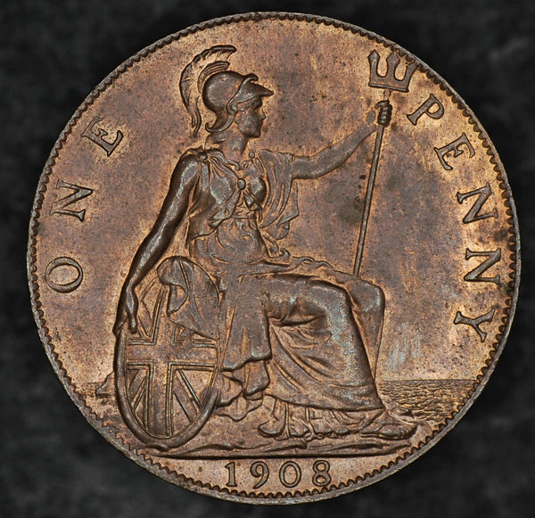 Edward VII. Penny. 1908
