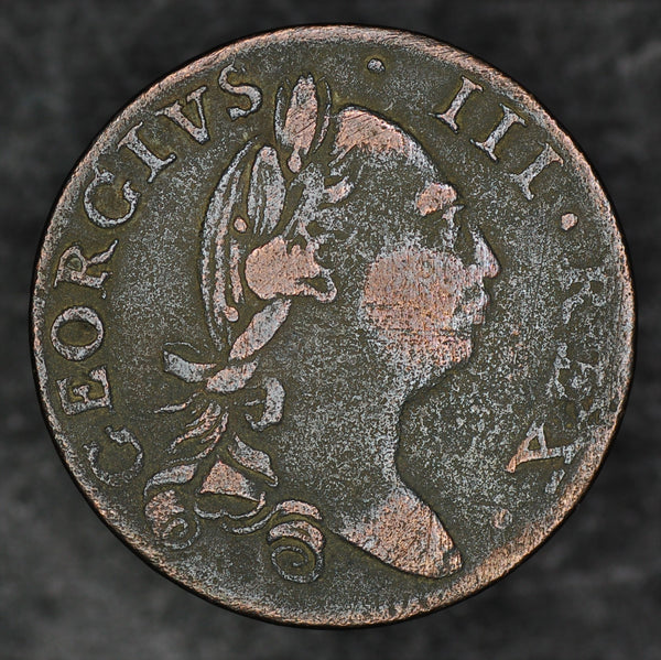 Ireland. Halfpenny. 1781