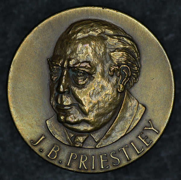 J B Priestley. Commemorative medallion