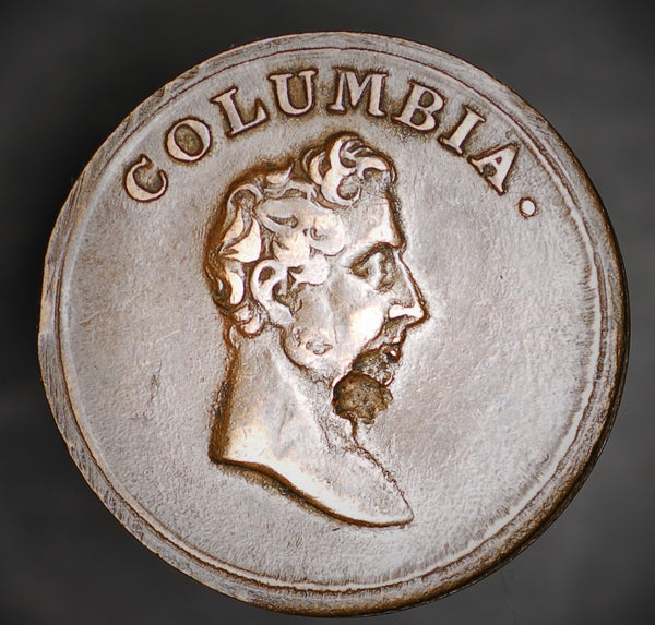 Columbia. farthing token