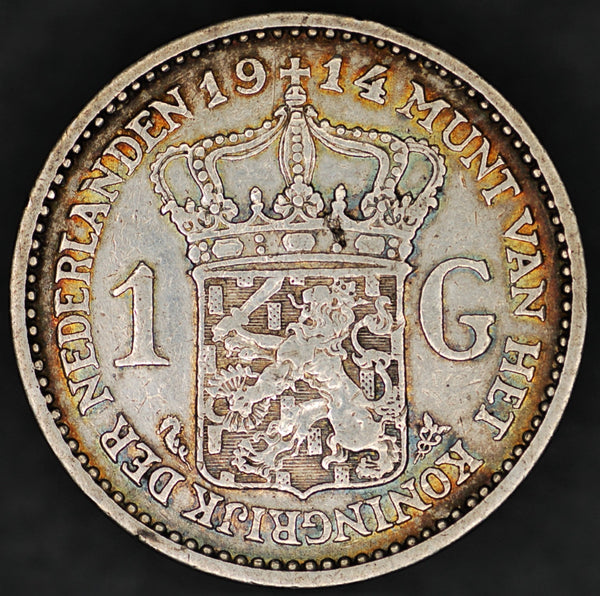 Netherlands. 1 Gulden. 1914