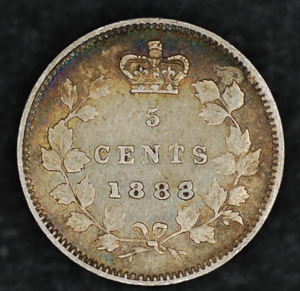 Canada. 5 cents. 1888