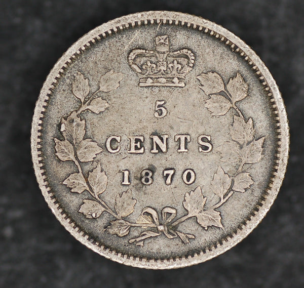 Canada. 5 cents. 1870