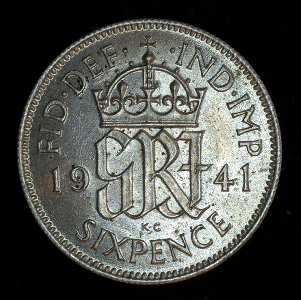 George VI. Sixpence. 1941