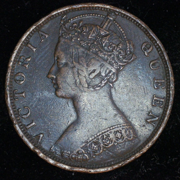 Hong Kong. One cent. 1881